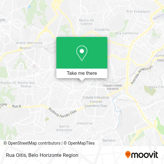 Rua Oitis map