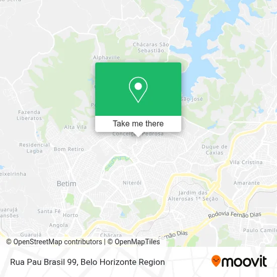 Rua Pau Brasil 99 map