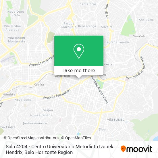 Sala 4204 - Centro Universitario Metodista Izabela Hendrix map
