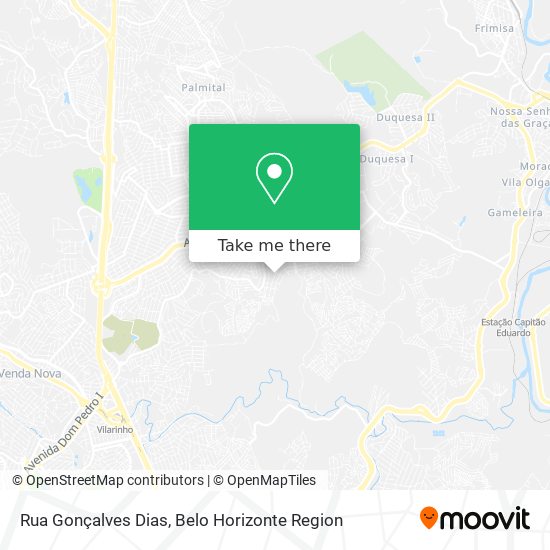 Rua Gonçalves Dias map