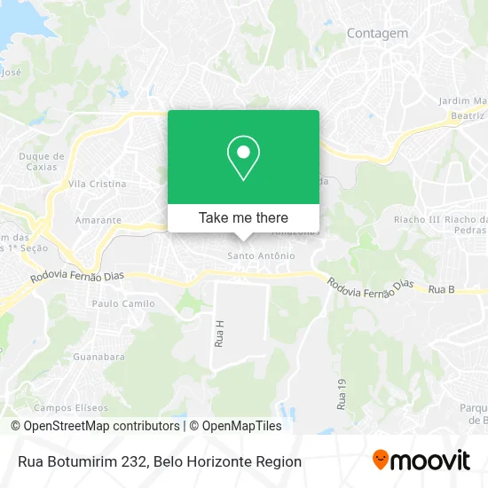Rua Botumirim 232 map