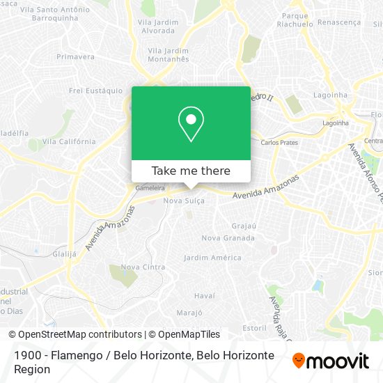 1900 - Flamengo / Belo Horizonte map