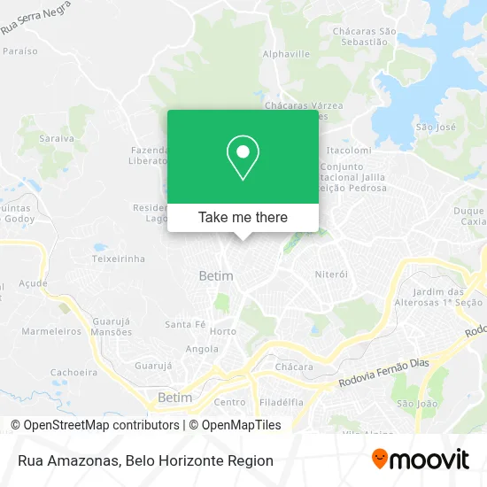 Rua Amazonas map