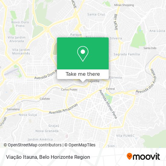 Viação Itauna map