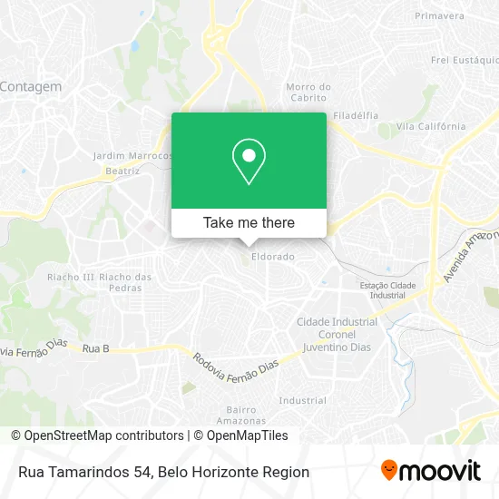 Rua Tamarindos 54 map