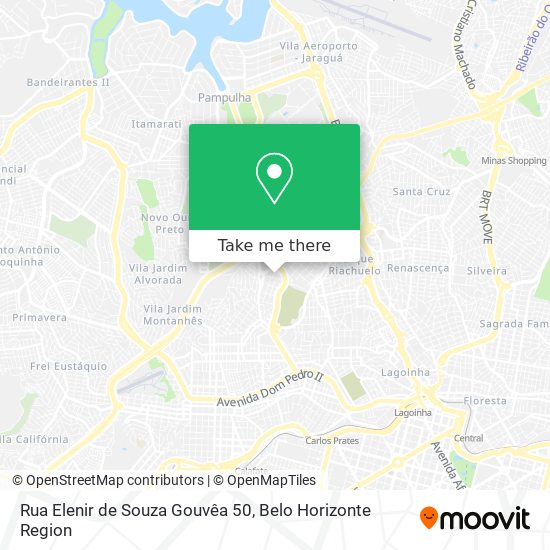 Mapa Rua Elenir de Souza Gouvêa 50