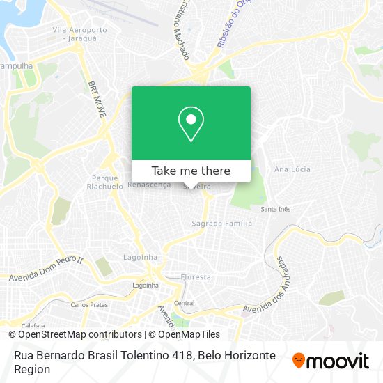 Rua Bernardo Brasil Tolentino 418 map