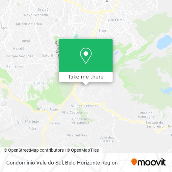 Condominio Vale do Sol map