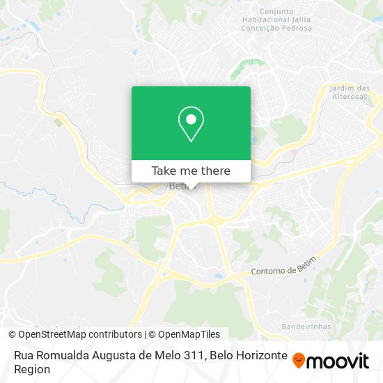 Rua Romualda Augusta de Melo 311 map