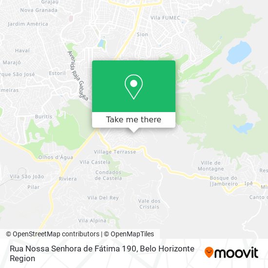 Rua Nossa Senhora de Fátima 190 map