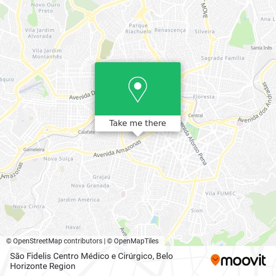 São Fidelis Centro Médico e Cirúrgico map