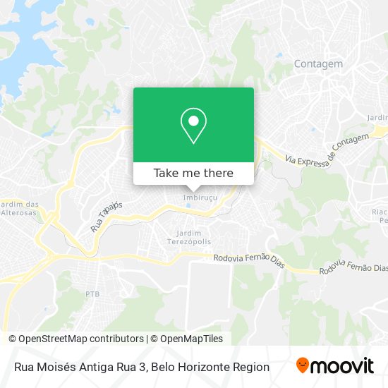 Rua Moisés Antiga Rua 3 map