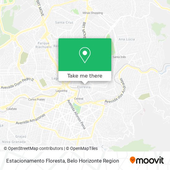Estacionamento Floresta map