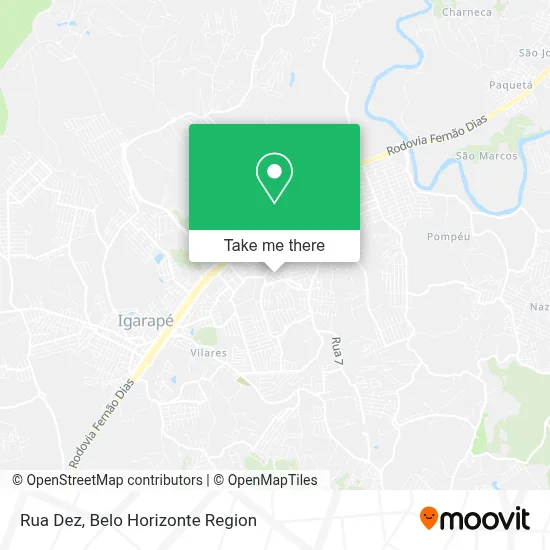 Rua Dez map