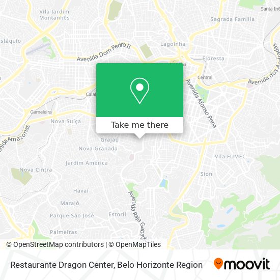 Restaurante Dragon Center map