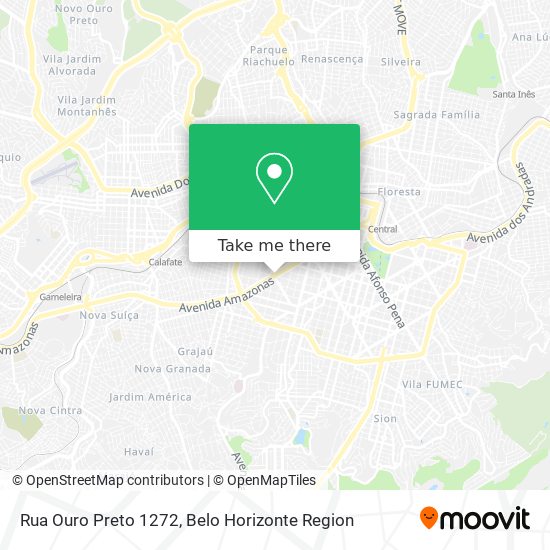 Rua Ouro Preto 1272 map