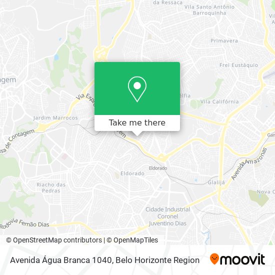 Avenida Água Branca 1040 map