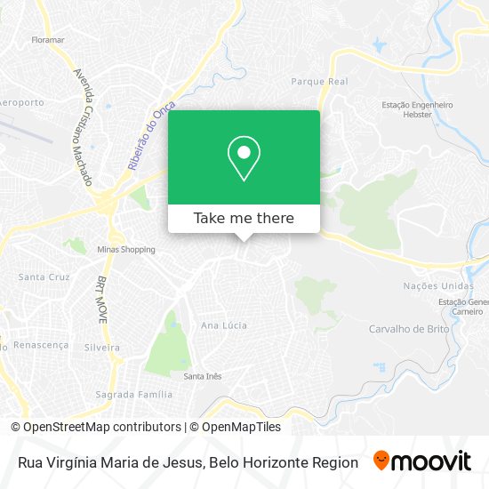 Rua Virgínia Maria de Jesus map