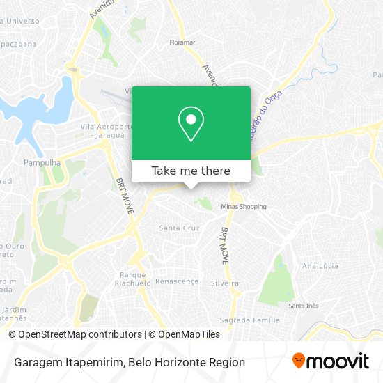 Garagem Itapemirim map