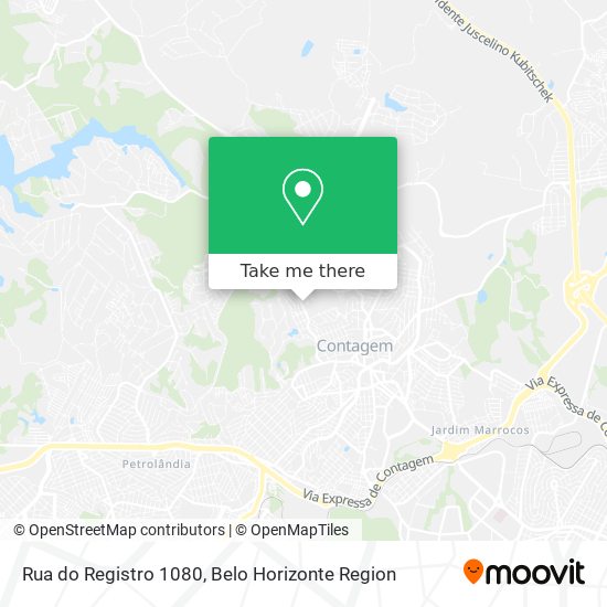 Rua do Registro 1080 map