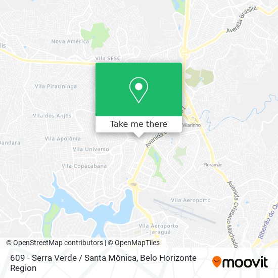 609 - Serra Verde / Santa Mônica map