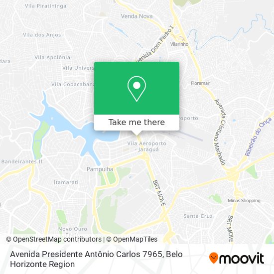 Avenida Presidente Antônio Carlos 7965 map