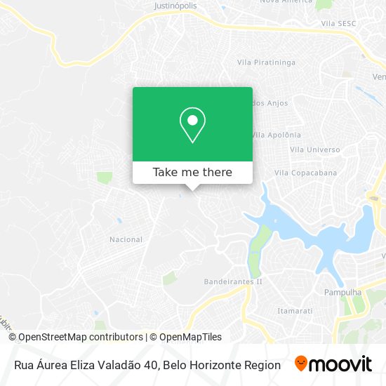 Rua Áurea Eliza Valadão 40 map
