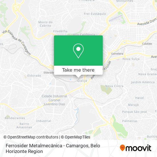 Ferrosider Metalmecânica - Camargos map