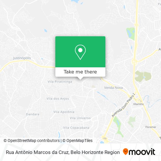 Rua Antônio Marcos da Cruz map