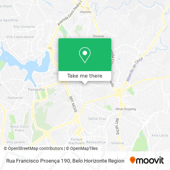Rua Francisco Proença 190 map