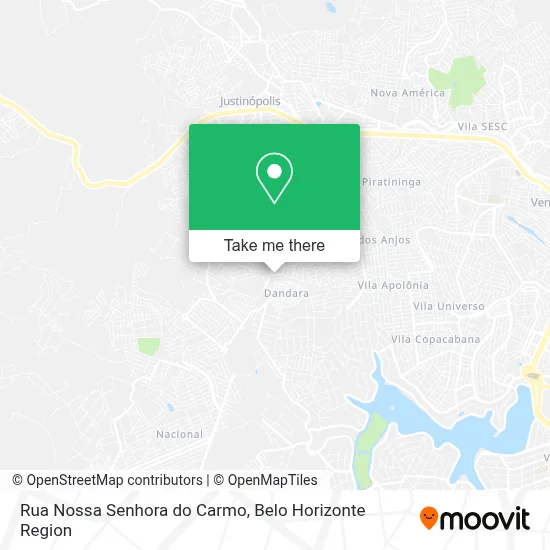 Rua Nossa Senhora do Carmo map
