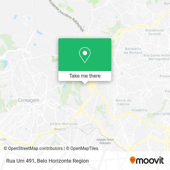 Rua Um 491 map