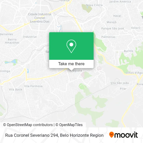 Rua Coronel Severiano 294 map