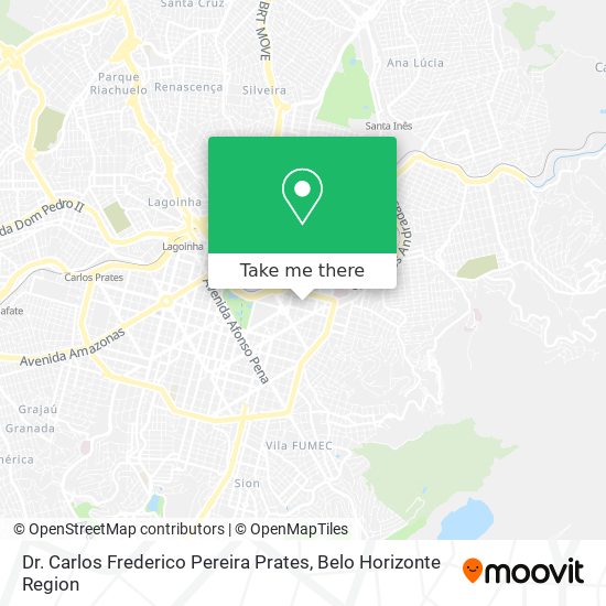 Dr. Carlos Frederico Pereira Prates map
