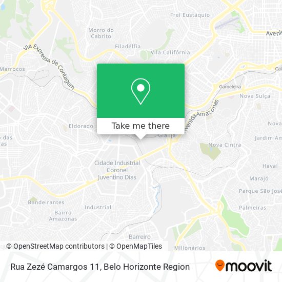 Rua Zezé Camargos 11 map