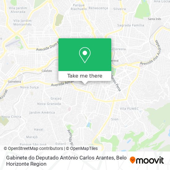 Gabinete do Deputado Antônio Carlos Arantes map
