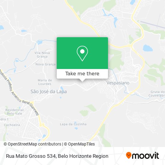 Rua Mato Grosso 534 map