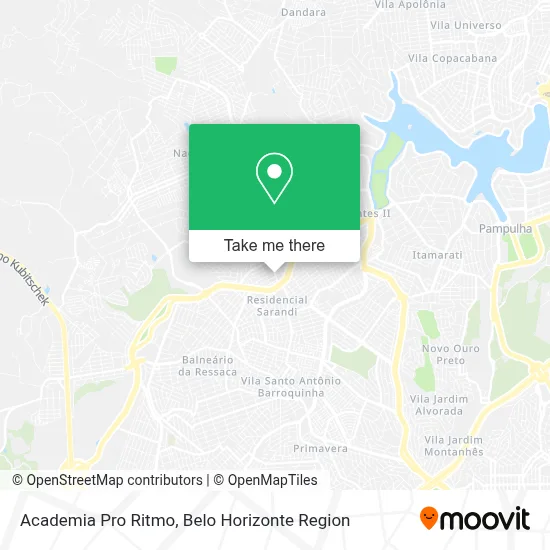 Academia Pro Ritmo map