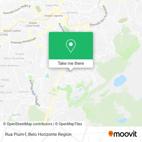 Rua Pium-Í map
