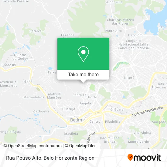 Rua Pouso Alto map
