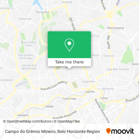 Campo do Grêmio Mineiro map