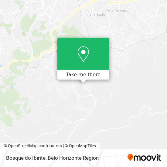Bosque do Ibirite map
