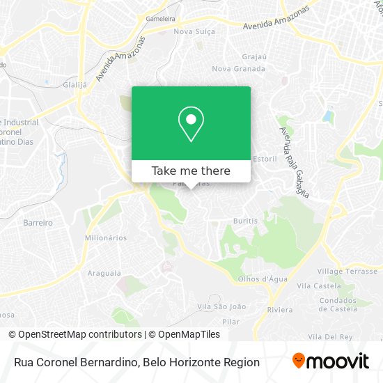 Rua Coronel Bernardino map