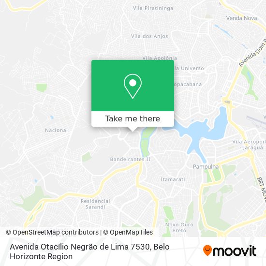 Avenida Otacílio Negrão de Lima 7530 map