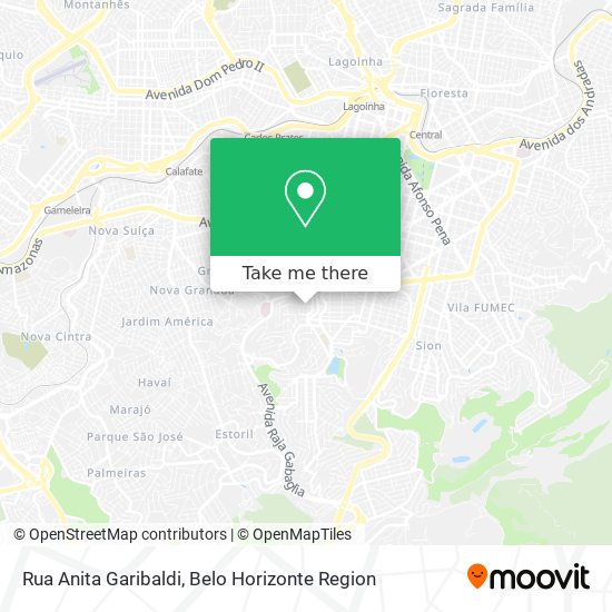 Rua Anita Garibaldi map