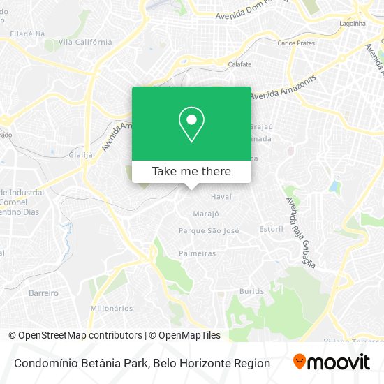 Condomínio Betânia Park map