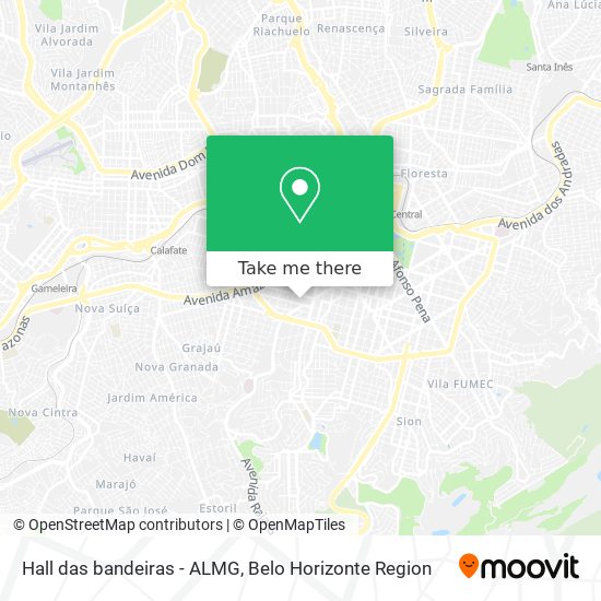 Hall das bandeiras - ALMG map
