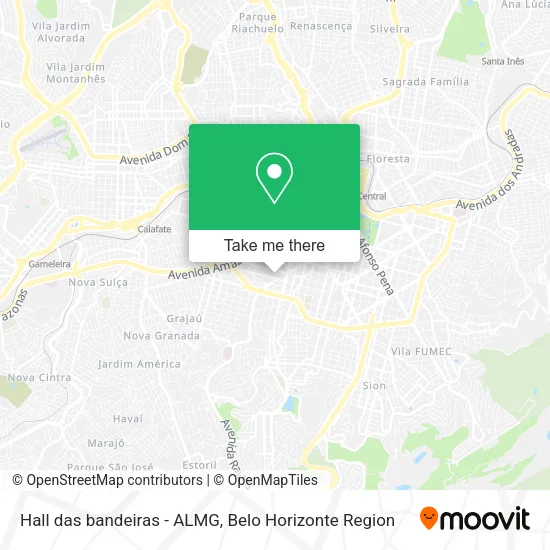 Hall das bandeiras - ALMG map