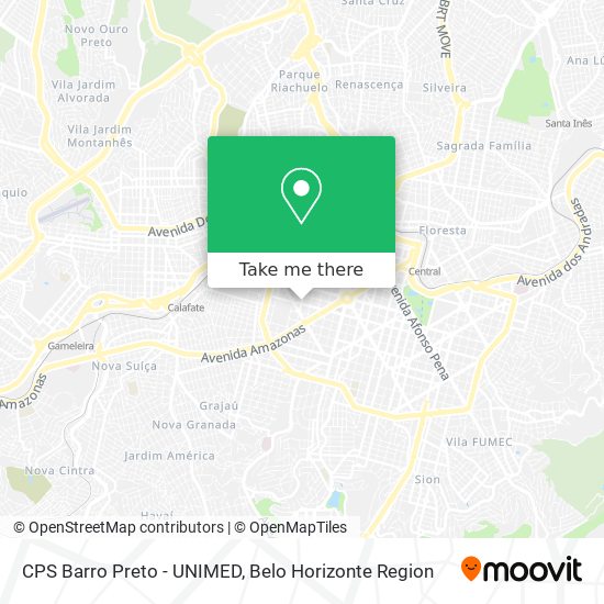 CPS Barro Preto - UNIMED map