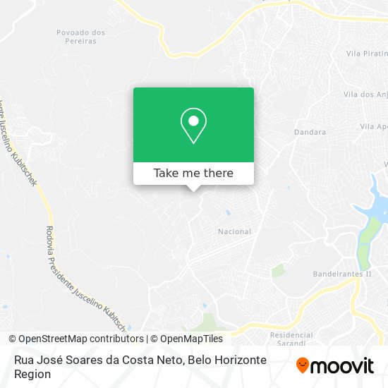 Rua José Soares da Costa Neto map